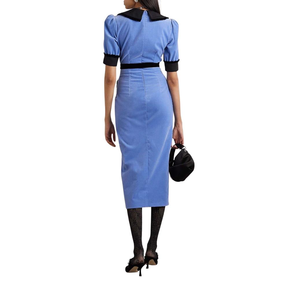 Alessandra Rich - Fitted Velvet Dress - IT 42 - Picture 3 of 7
